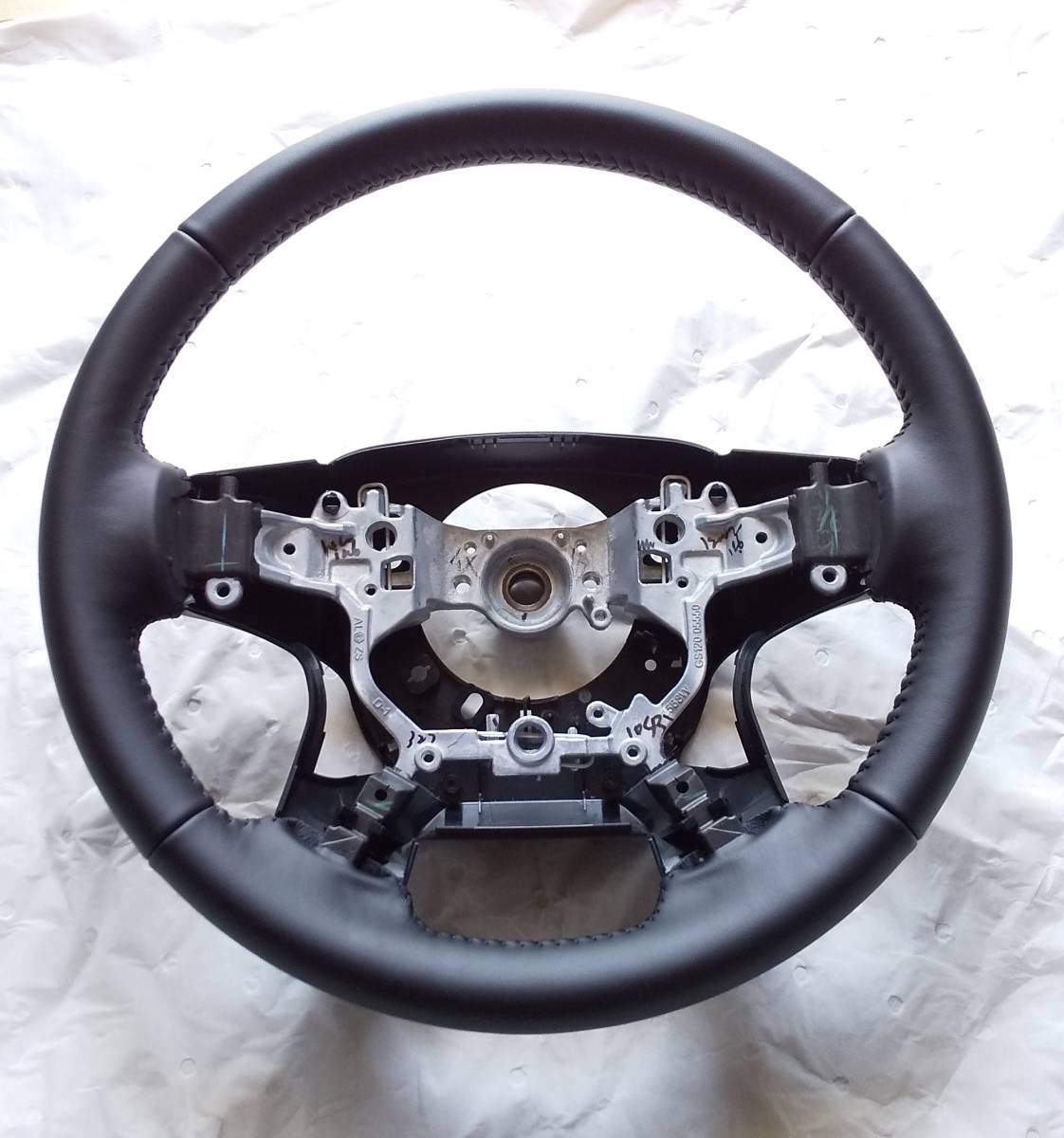 ◆◆新車外し アルファード30後期 S “ TYPE GOLDⅡ ” 純正本革巻きハンドル◆◆