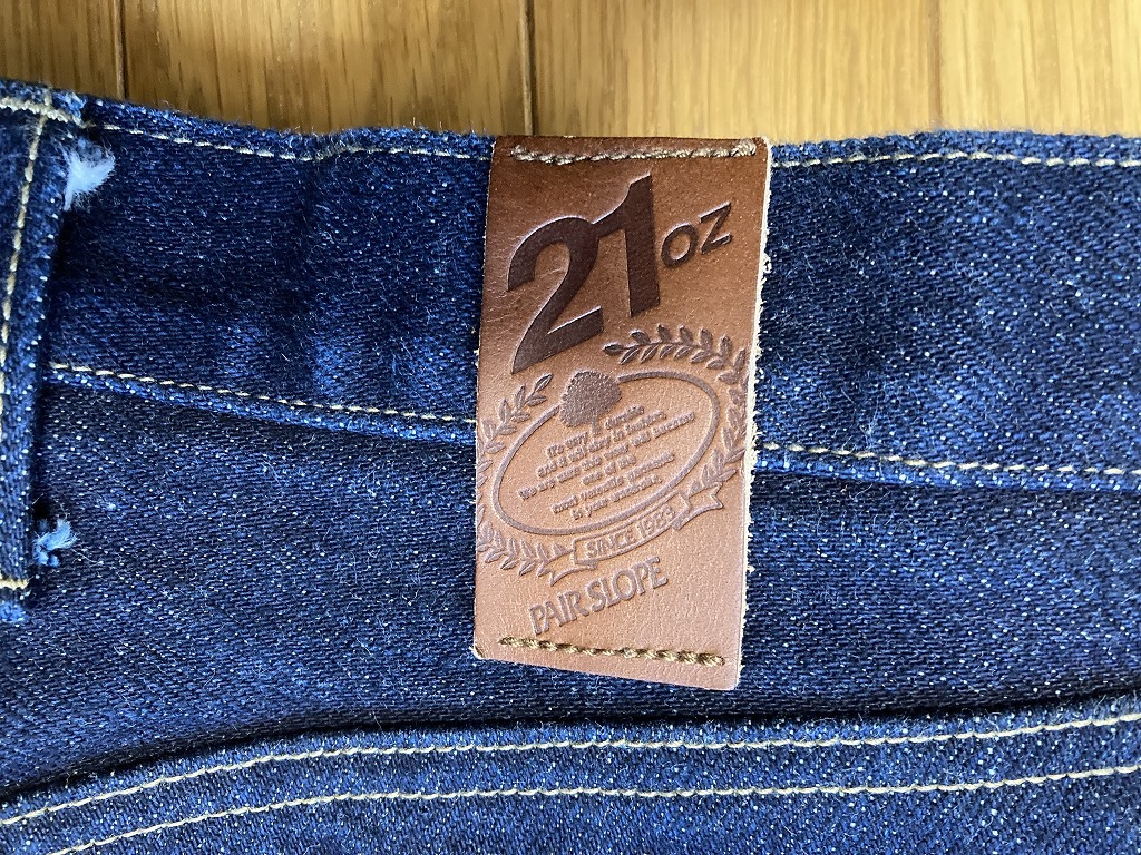 ペアスロープ Pair Slope 21ozデニム ライディングパンツ 31インチ
