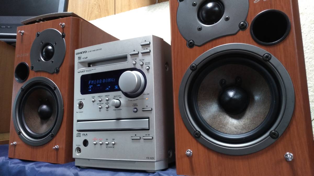 ONKYO FR-N3X ミニコンポ CD/MDチューナーアンプ スピーカー付き