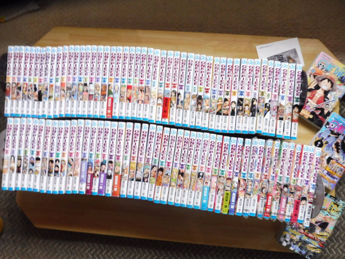 ワンピース 全巻 美本多 最新刊の102巻ま ムビチケ コースター付 尾田栄一郎 One Piece 検索 ルフィー ゾロ サンジ ナミ ロビン ウソップ 全巻セット 売買されたオークション情報 Yahooの商品情報をアーカイブ公開 オークファン Aucfan Com
