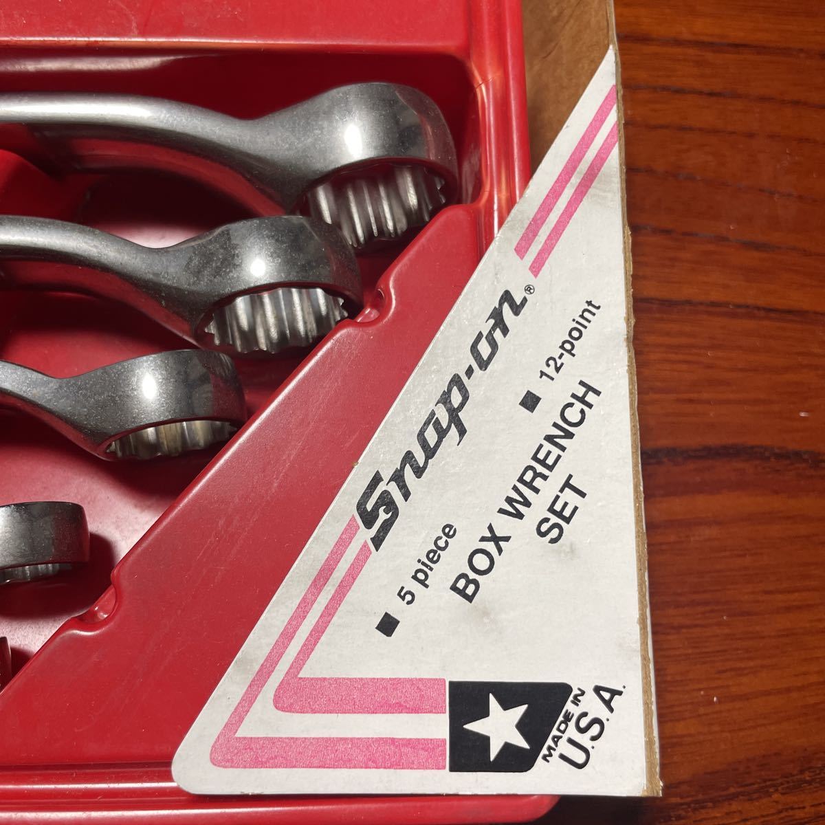 スナップオン Snap-on メガネレンチ 5ピースセット インチサイズ 