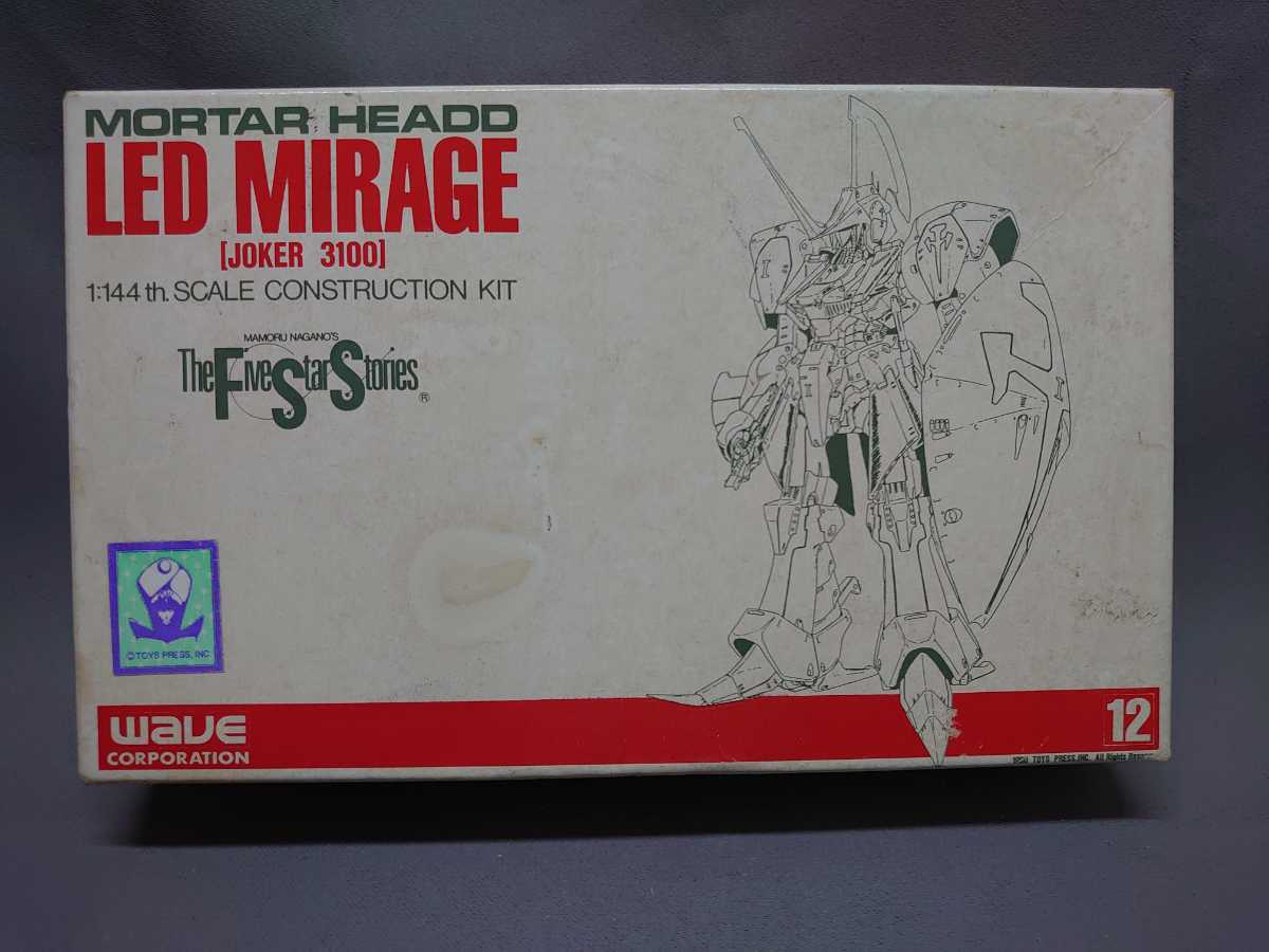 WAVE 1/144 ファイブスター物語 LED MIRAGE レッドミラージュ