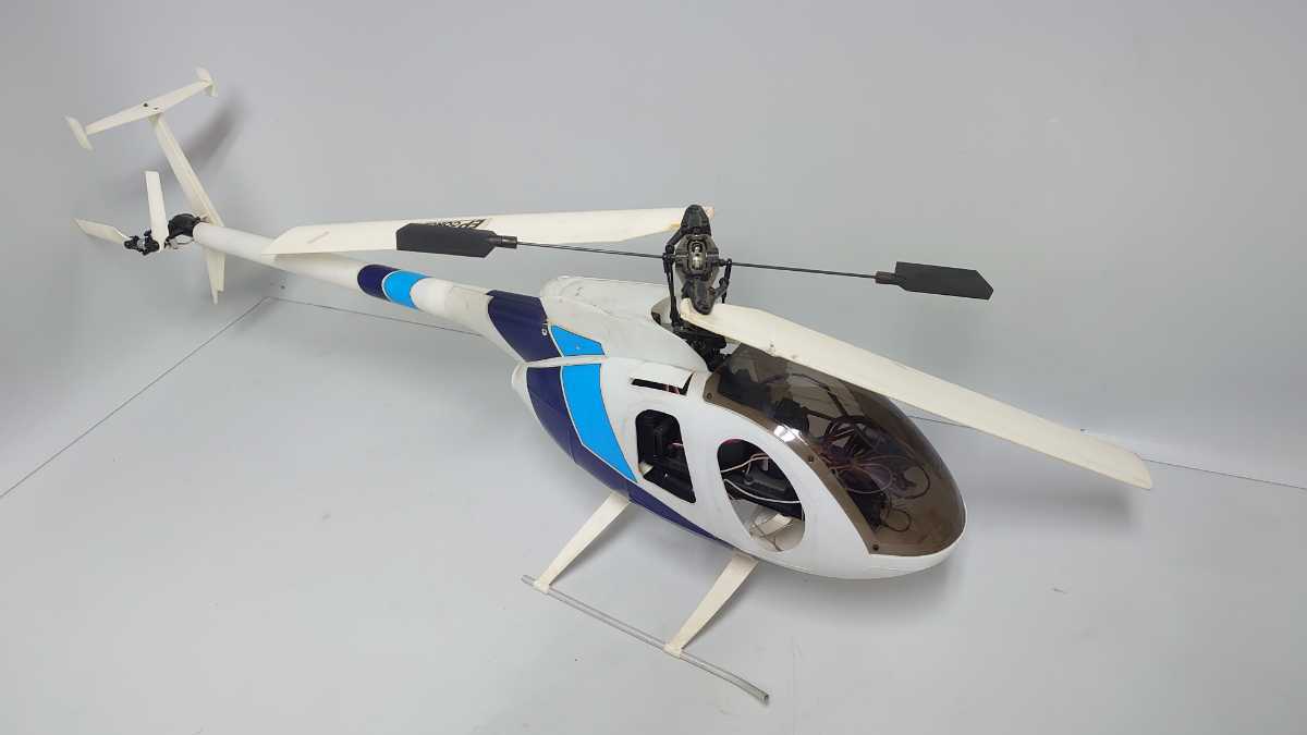 □希少 京商 絶版品 RC EPコンセプト 電動ヘリ ヒューズ500ボディー