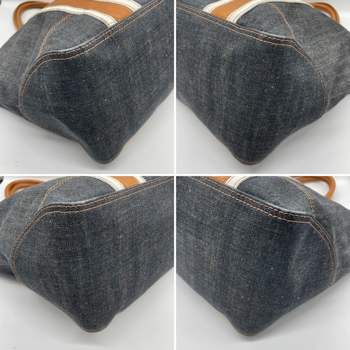 美品☆BURBERRY BLUE LABEL バーバリーブルーレーベル トートバッグ 