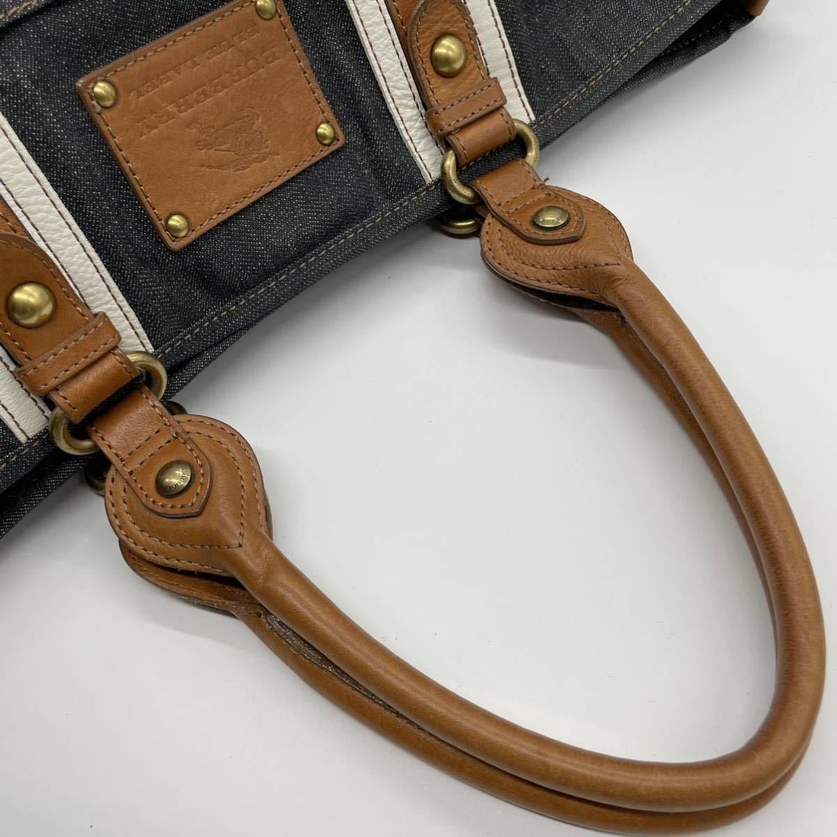 美品☆BURBERRY BLUE LABEL バーバリーブルーレーベル トートバッグ 