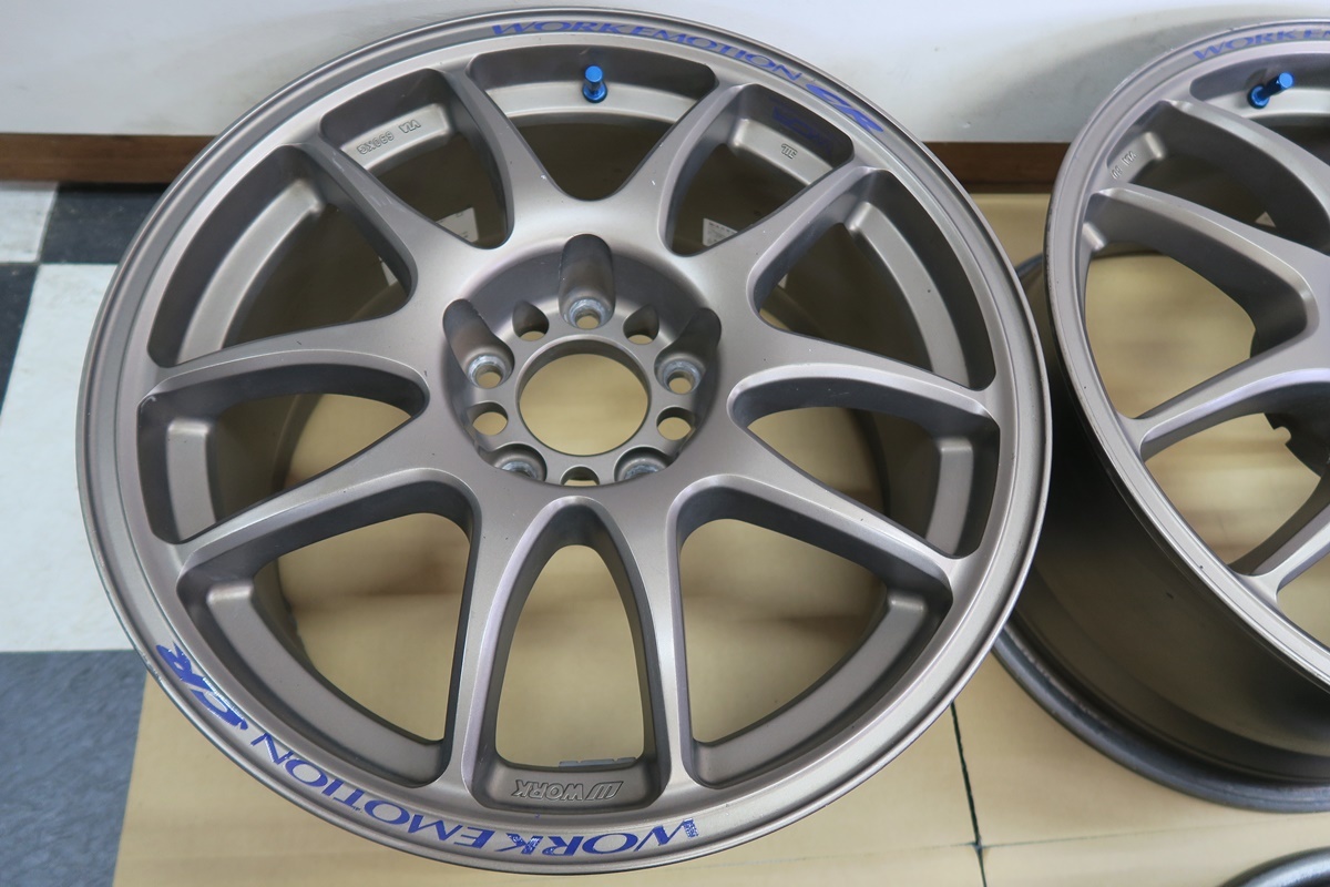 【引取限定】WORK エモーション CR kai 17インチ 7J +42 ☆WORKエモーションCR Kai 17インチ 8J/9J インセット42/44 PCD114.3 5H