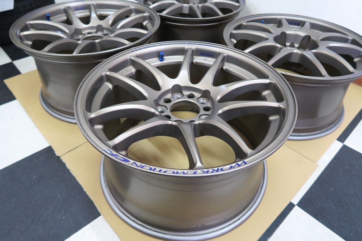 ☆WORKエモーションCR Kai 17インチ 8J/9J インセット42/44 PCD114.3 5H