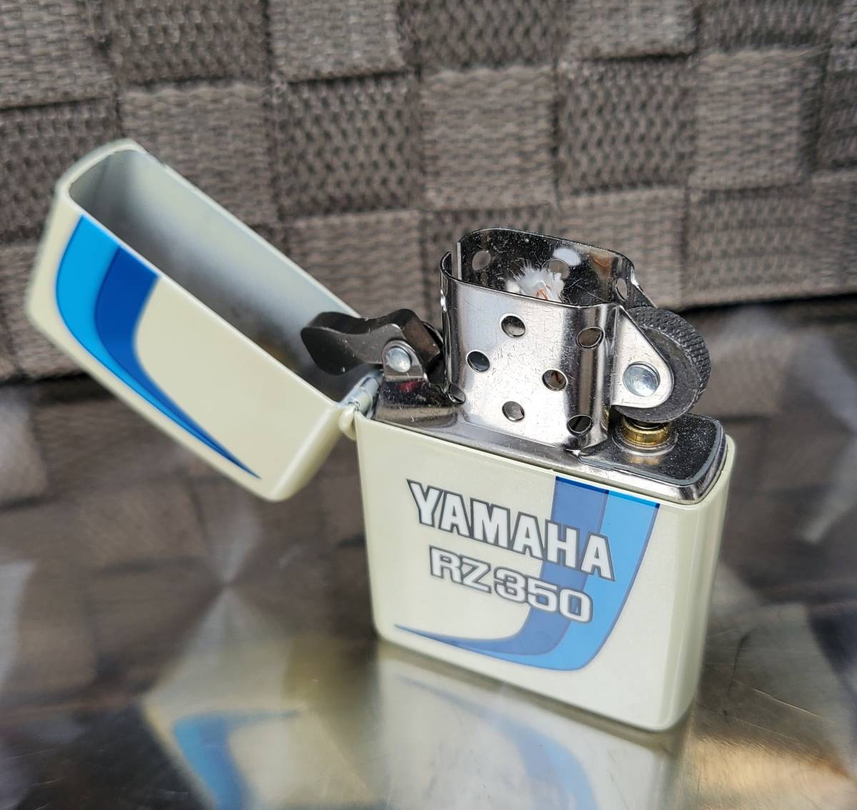 YAMAHA バイク ヤマハ RZ350 zippo 三角カン 年代物 1999年製 デット 