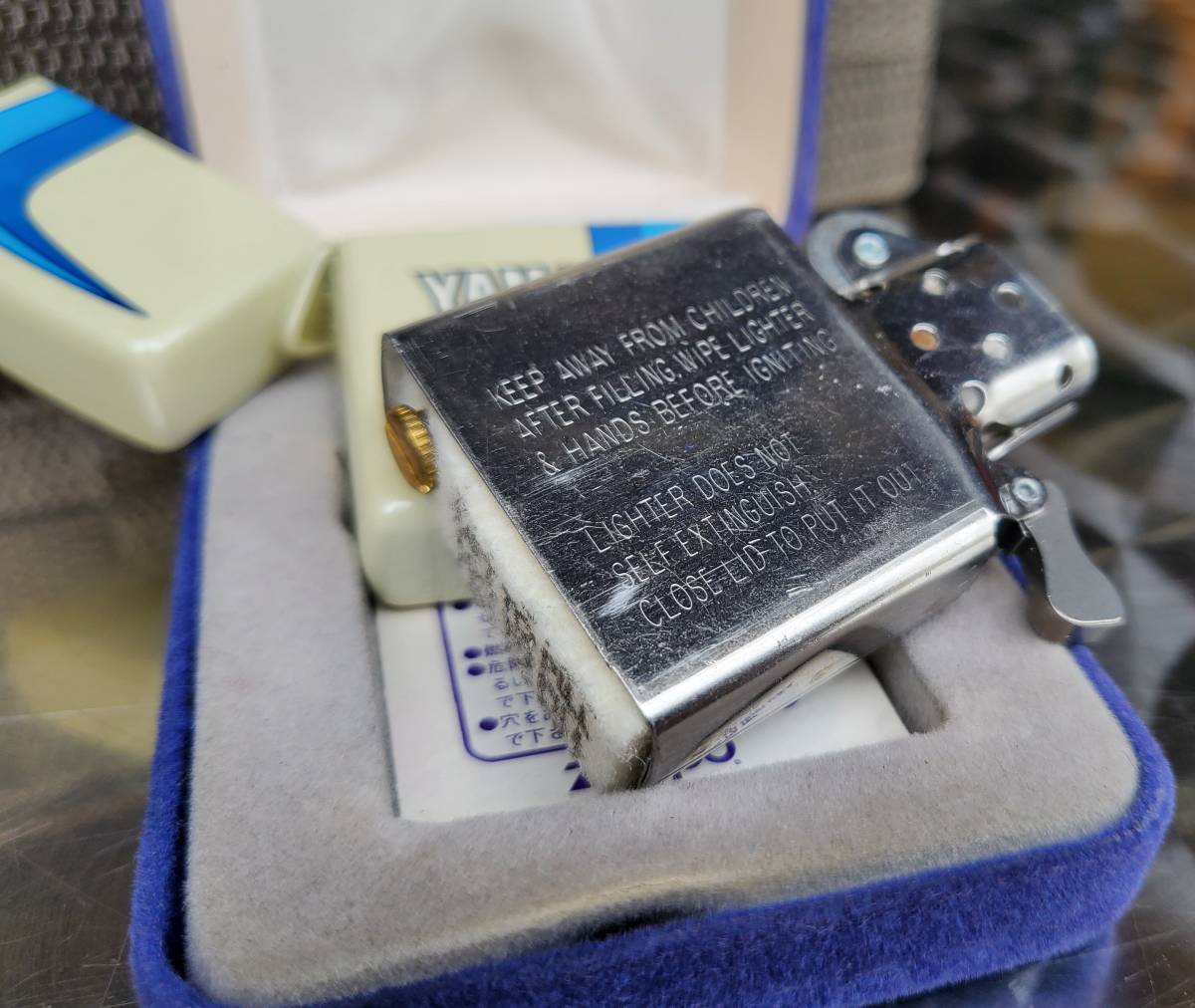 YAMAHA バイク ヤマハ RZ350 zippo 三角カン 年代物 1999年製 デット 