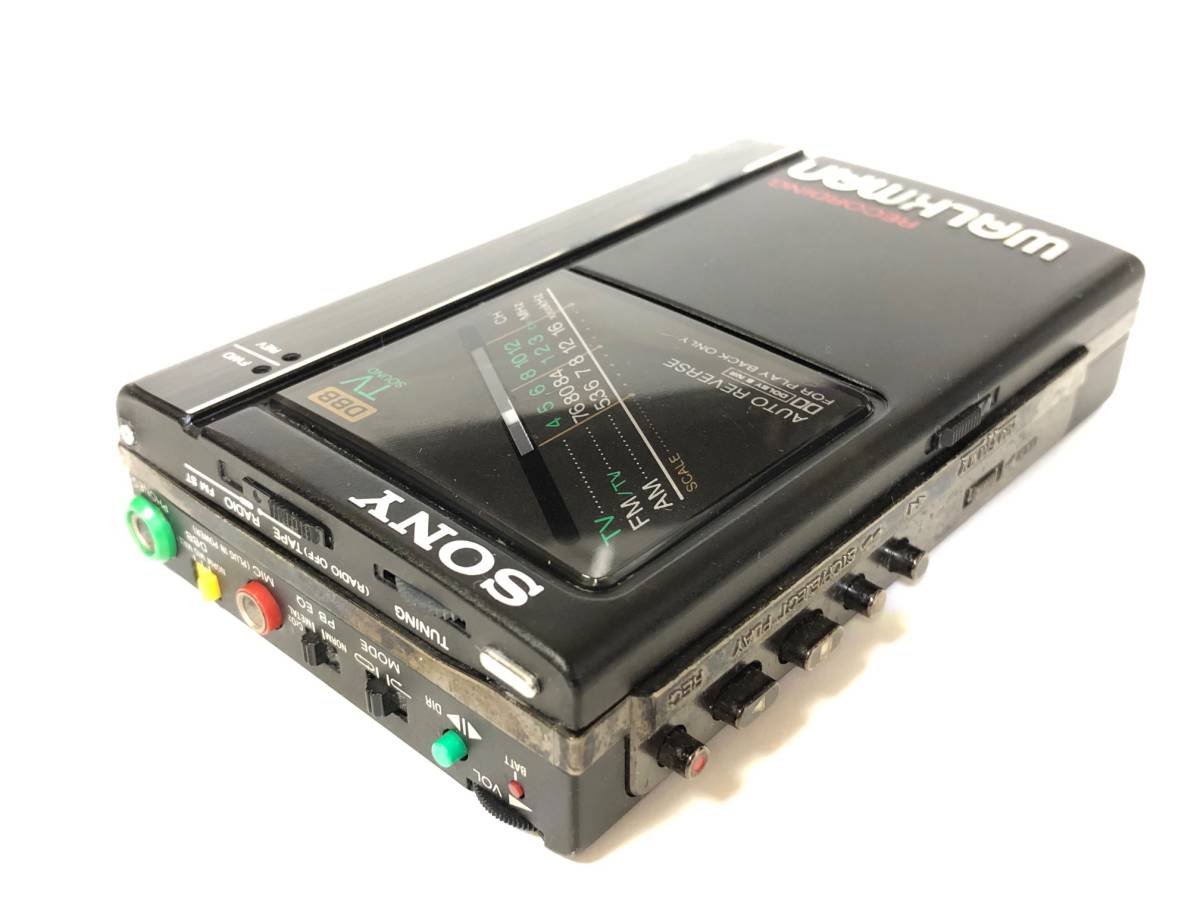 美品][美音][整備品] SONY ウォークマン WM-F404 (カセットテープ 再生