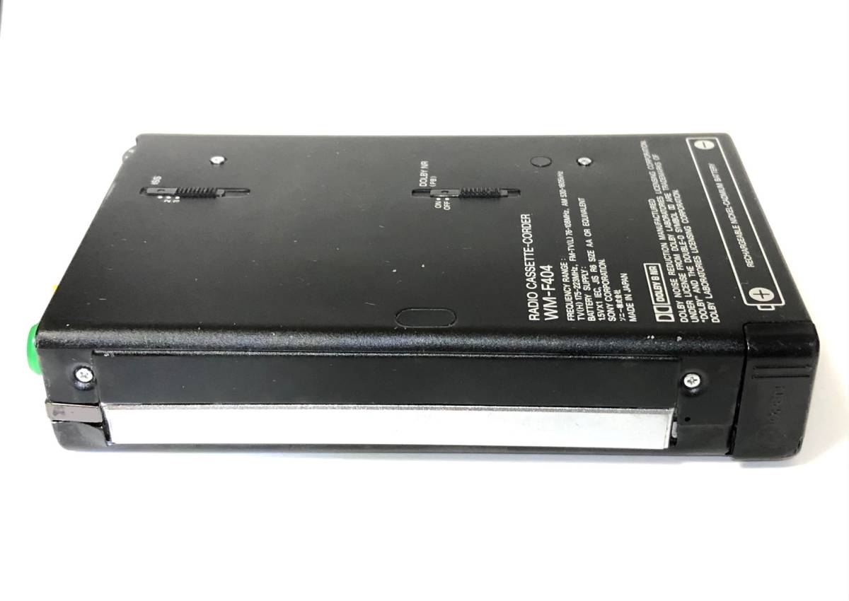 [美品][美音][整備品] SONY ウォークマン WM-F404 (カセットテープ 再生/録音、ラジオ AM/FM) SONY ウォークマン WM-F404 RECORDING機能あり (カセットテープ 再生&frasl;録音、ラジオ