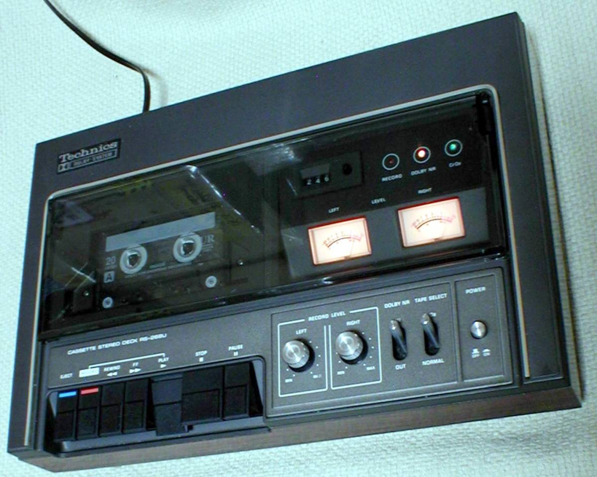 Technics RS-268U Vintage Stereo Cassette Tape Deck 再生-録音OK