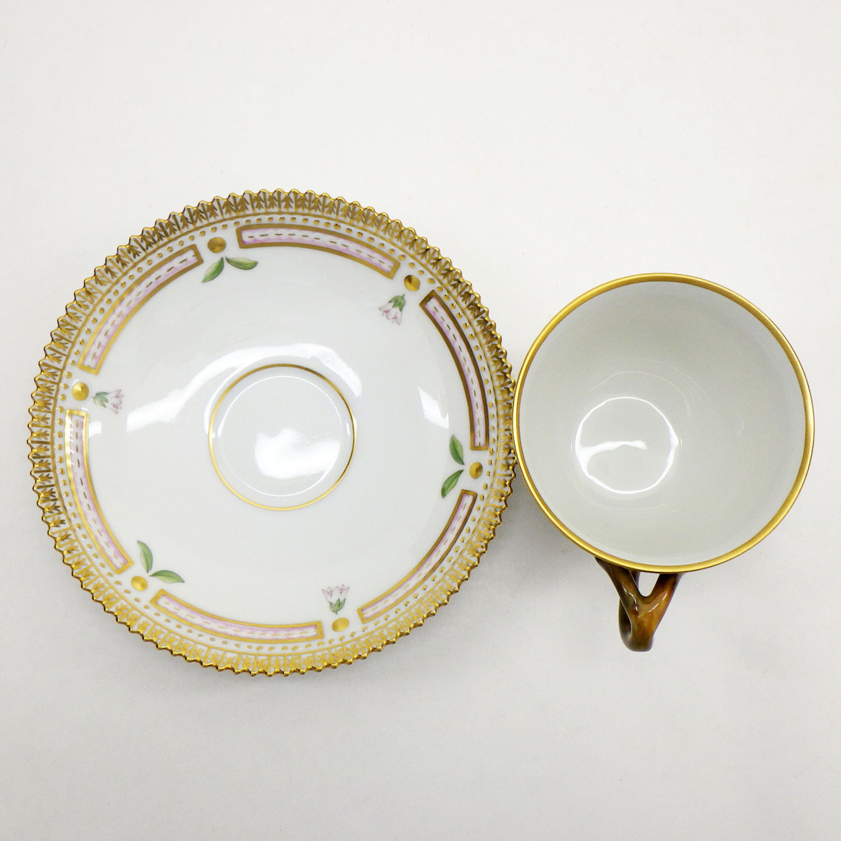 1円～ ロイヤルコペンハーゲン フローラダニカ (Andromeda caerulea) カップ＆ソーサー 食器/Royal Copenhagen o16oyfu-1360151【O商品】_7