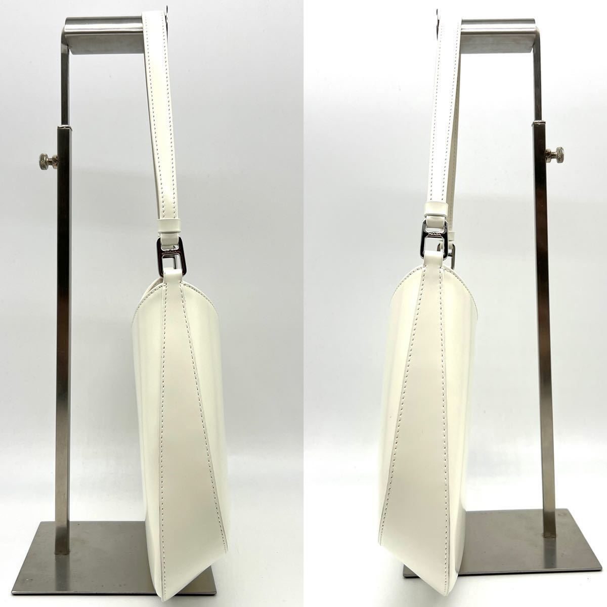 1円《新品現行品》PRADA プラダ Cleo クレオ ブラッシュドレザー 
