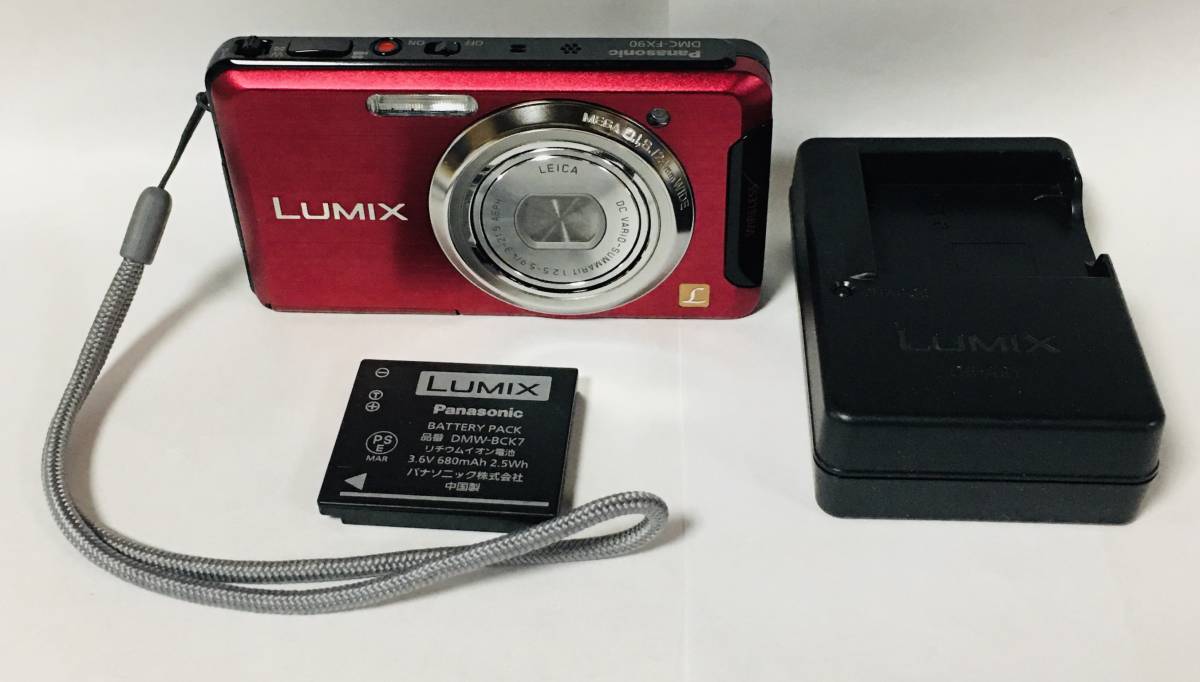 Wi-Fi搭載】Panasonic LUMIX DMC-FX90-R レッド パナソニック LUMIX