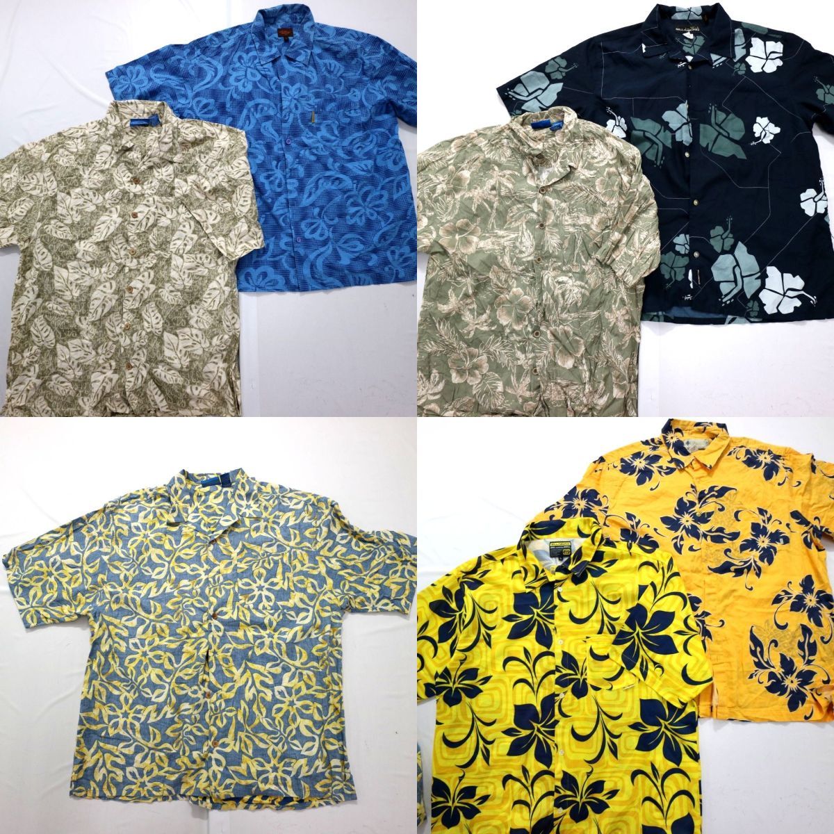 人気セール，低価 横乗り系 ブランドMIX アロハシャツ set 100%コットン 100%ポリ 他 L/XL 7枚セット売り 古着卸 1円スタート 最落なし MG6101(Lサイズ)｜売買されたオークション情報、yahooの商品情報をアーカイブ公開 アロハシャツ
