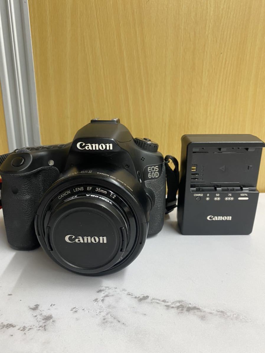 ★Canon EOS 60D デジタル一眼レフカメラ ボディ デジタル一眼レフカメラ EW-65Ⅱ レンズ EF 35mm 1:2 