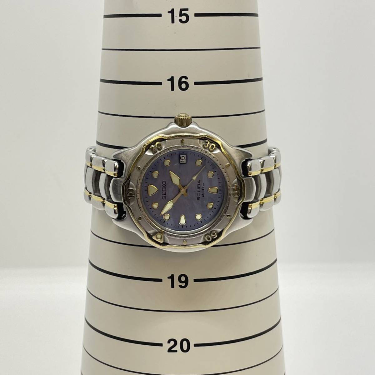 SEIKO セイコー SCUBA スキューバ 200m デイト クオーツ 7N35-6030 