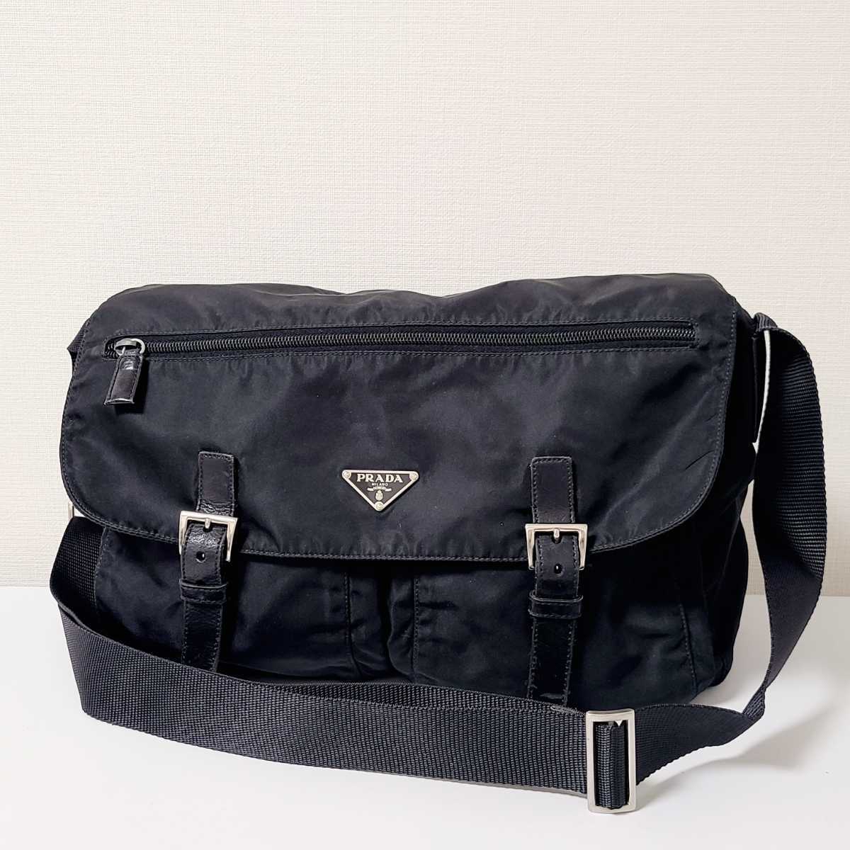 限定価格セール！】 PRADA プラダ ショルダーバッグ ナイロン レザー 