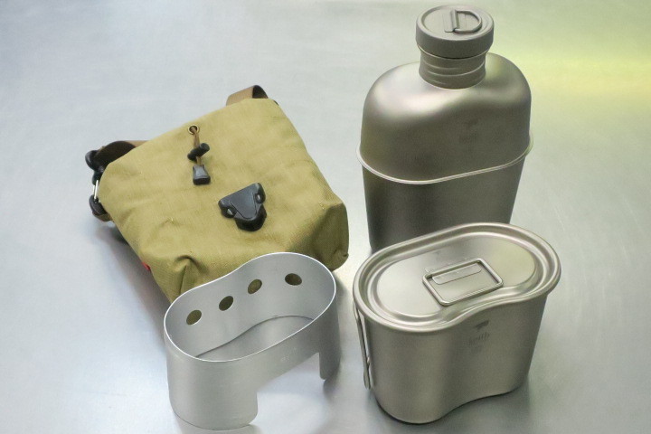 keith キース＞ Titanium Canteen Set チタンキャンティーン Keith