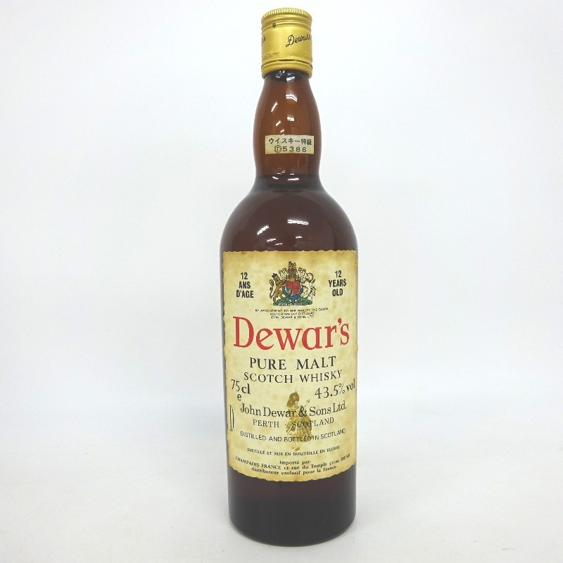 デュワーズ ピュアモルト 12年 特級従価 750ml 箱なし(スコッチ)｜売買  