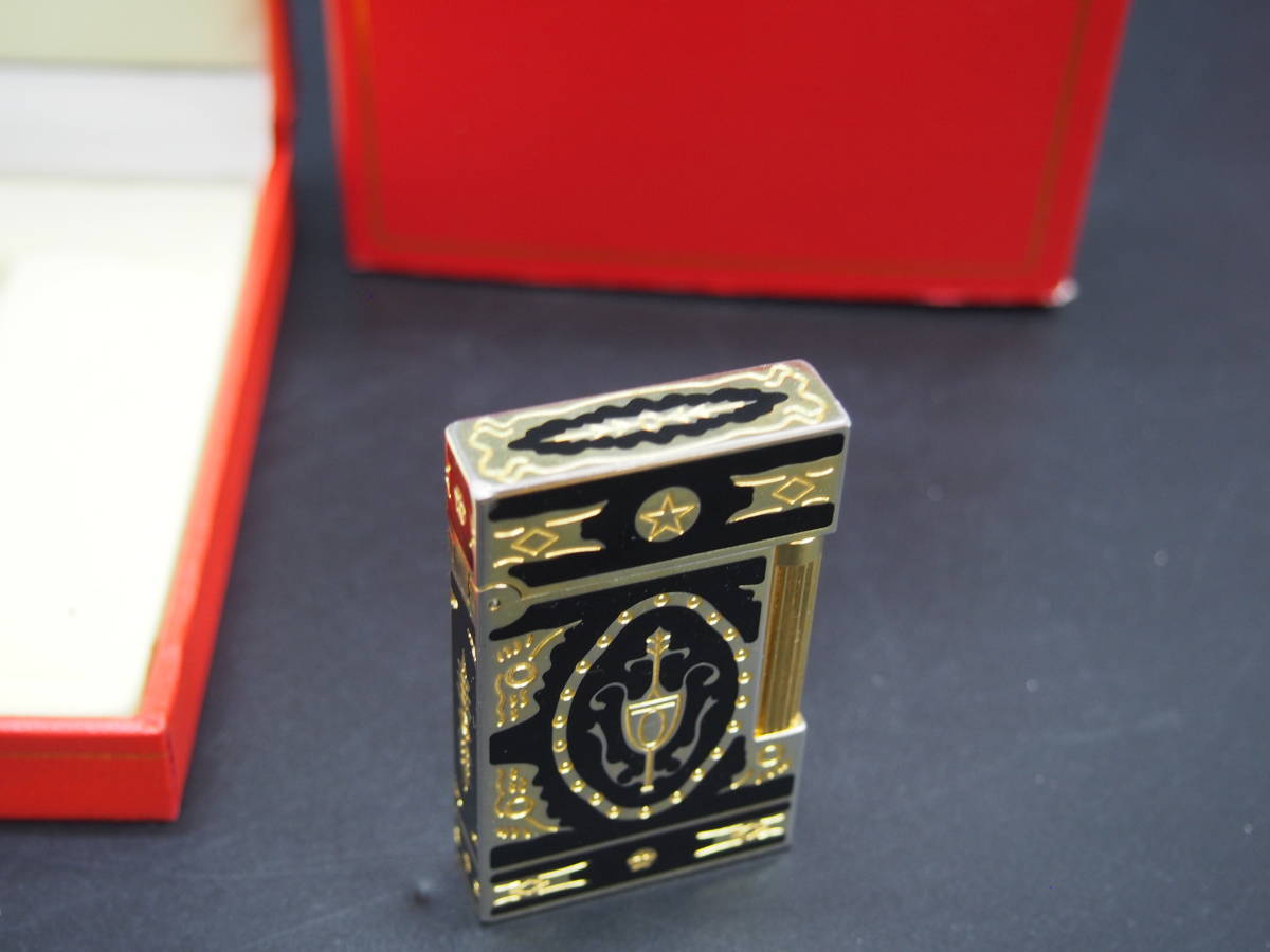 デュポン ガスライター ブラック ゴールド Dupont ゴールド×ブラック 