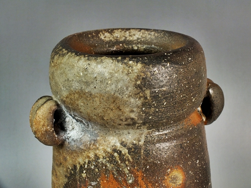 ☆彩☆ 森泰司 作 備前花入 共箱 個展の作!! ☆