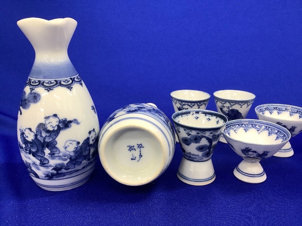 有田焼 清秀 | 酒器セット 繊細 中古品 ACBF まとめ 平戸 松山 有田（キッチン用品・食器・調理器具）の通販 鶴松窯 セット 酒器揃 0524 器