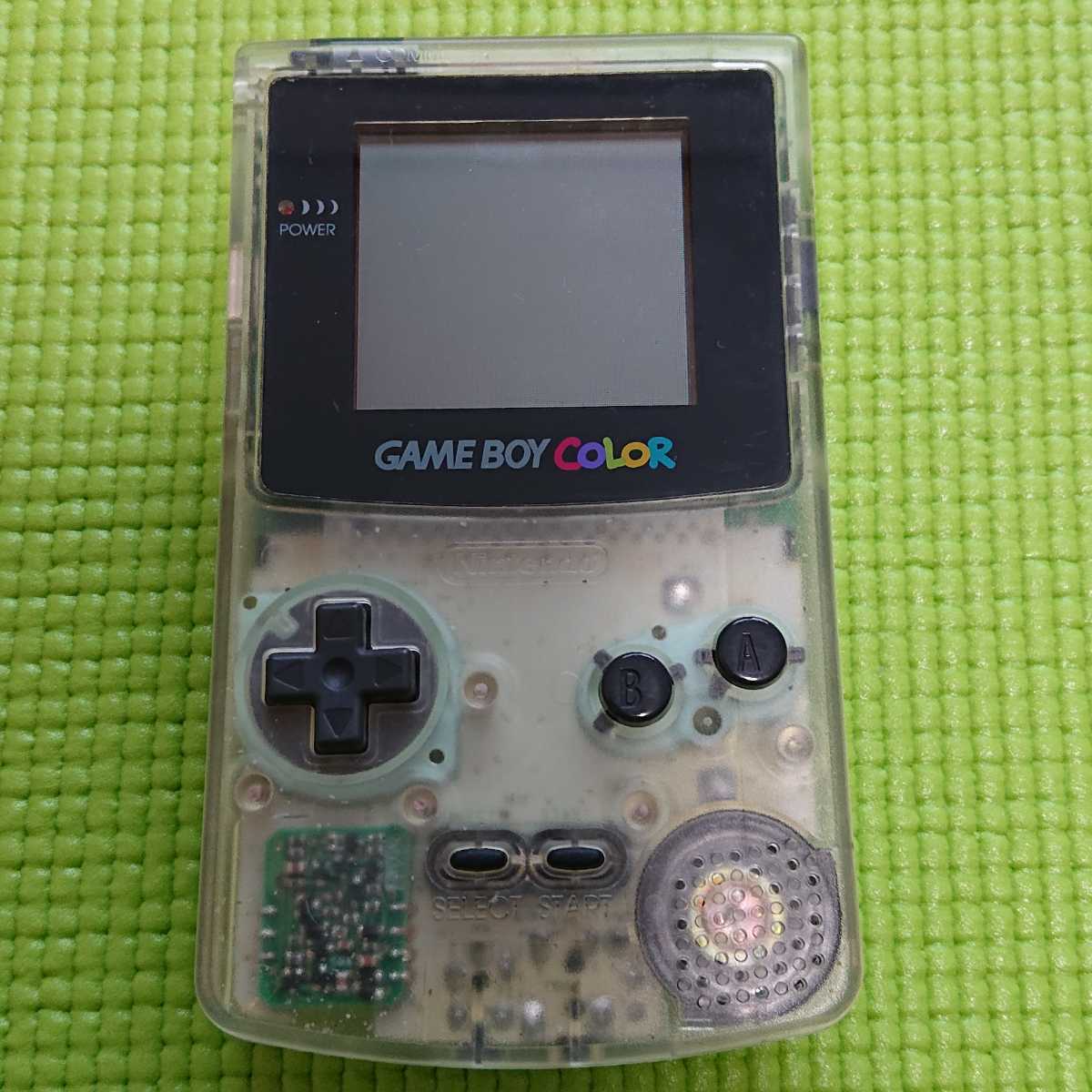 【HOT，品質保証】 任天堂 Nintendo ゲームボーイカラー スケルトンクリア み 電池フタ欠品(本体)｜売買されたオークション情報、yahooの商品情報をアーカイブ公開 - オークファン 本体、アクセサリー