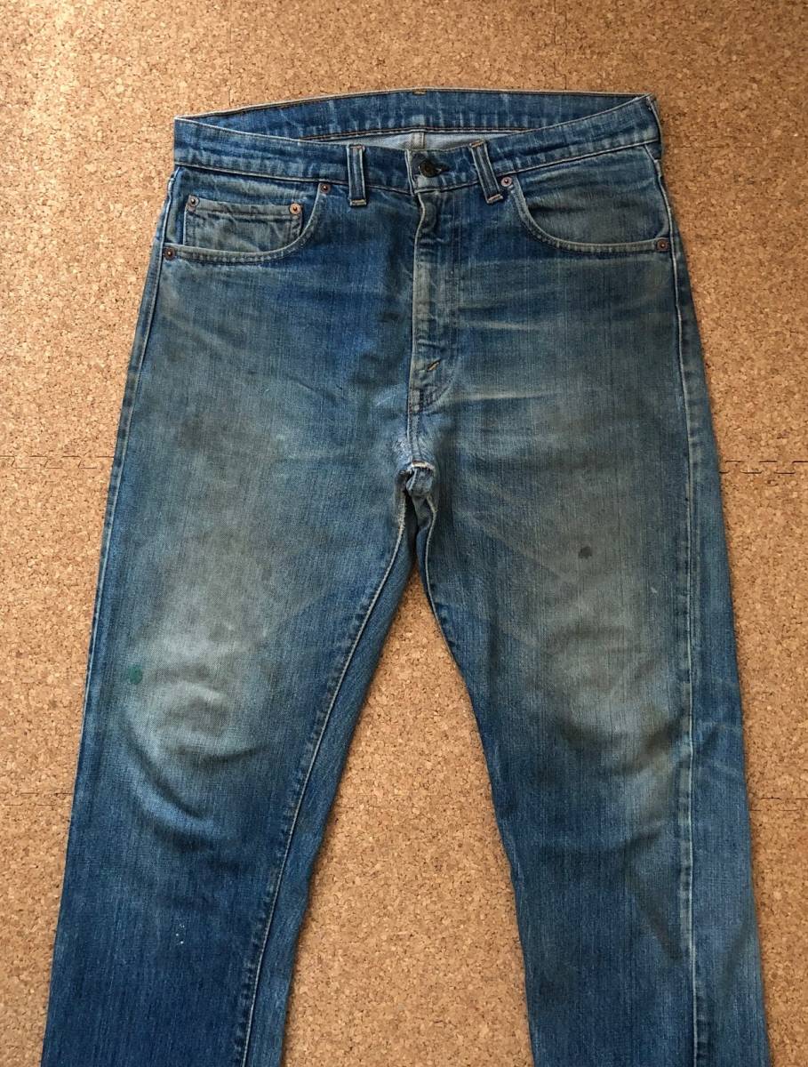 70S LEVIS リーバイス505 66前期 16番工場！ スモールe リペア済み 