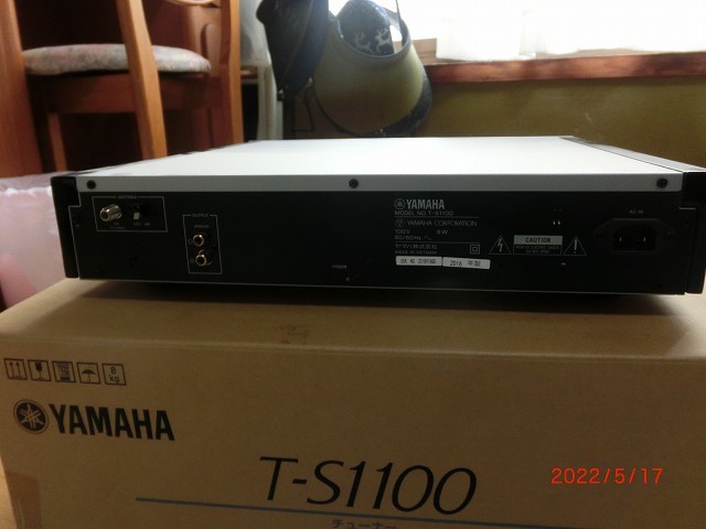 ☆YAMAHA ヤマハ FM/AMチューナー T-S1100 中古動作品 元箱 T-S1100 ヤマハ