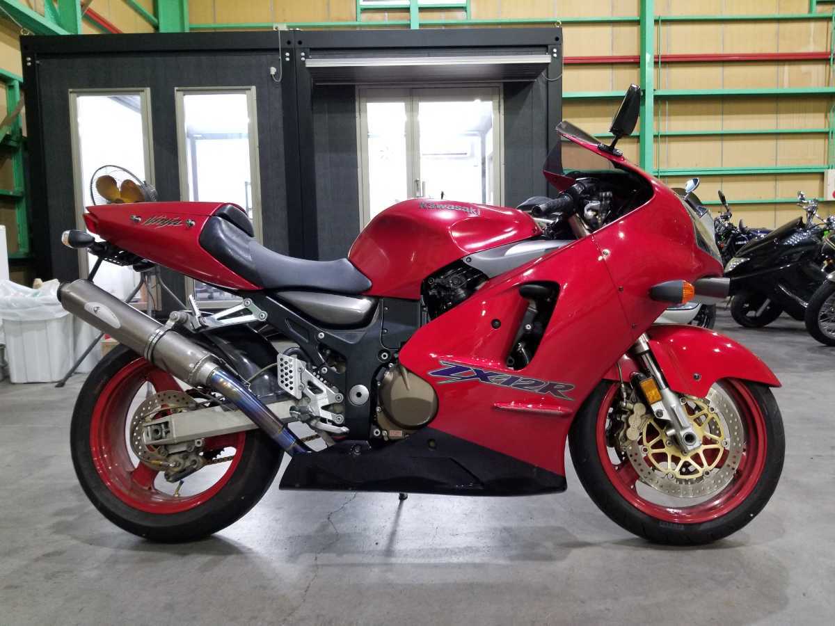 しき 格安 ZX-12R ZZ-R1200 平成12年式 49069km セル始動 逆車(751cc以上