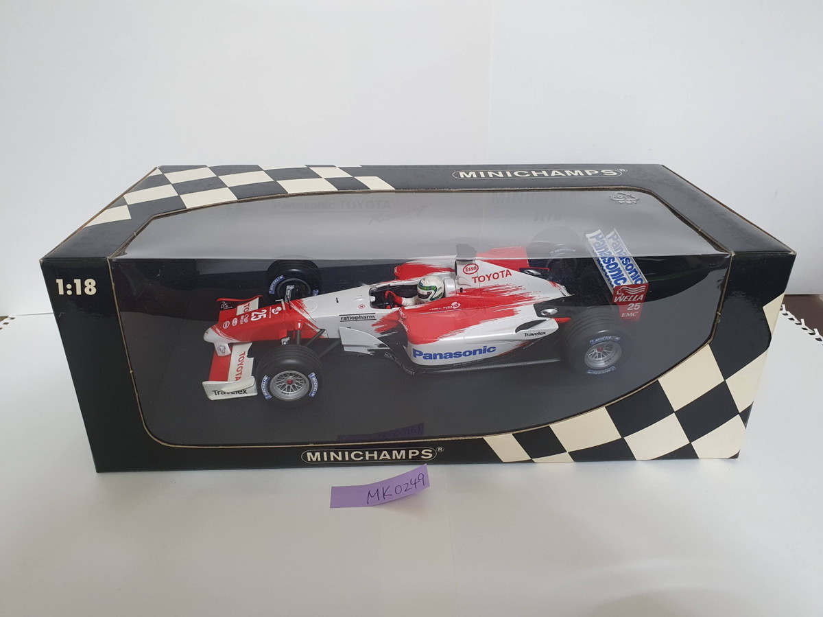 Panasonic TOYOTA Racing TF102 日本製 MINICHAMPS 1/18 Panasonic Toyota Racing TF102 A. McNISH 未使用品