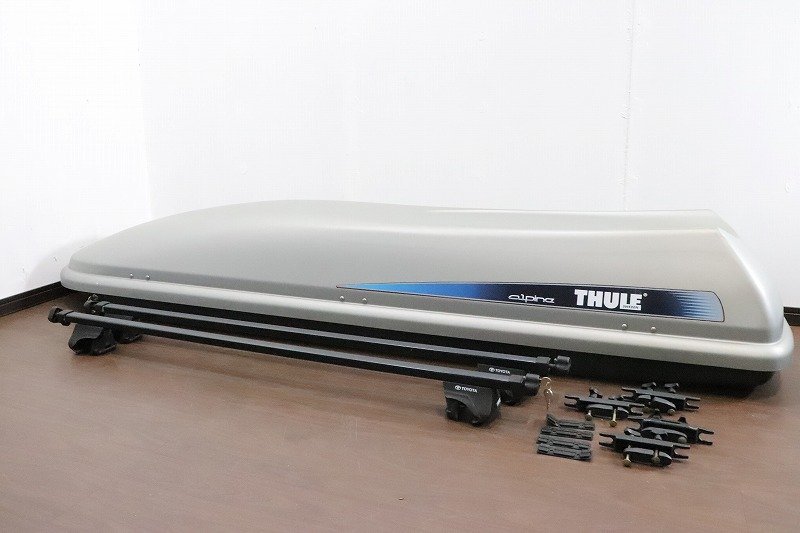 S【引き取り限定中古品】 THULE alpina. ルーフボックス 付属品有り