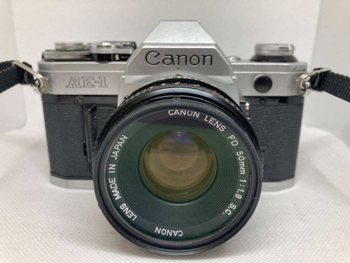 2684】Canon キャノン AE-1 フィルムカメラ 一眼レフカメラ 動作確認未