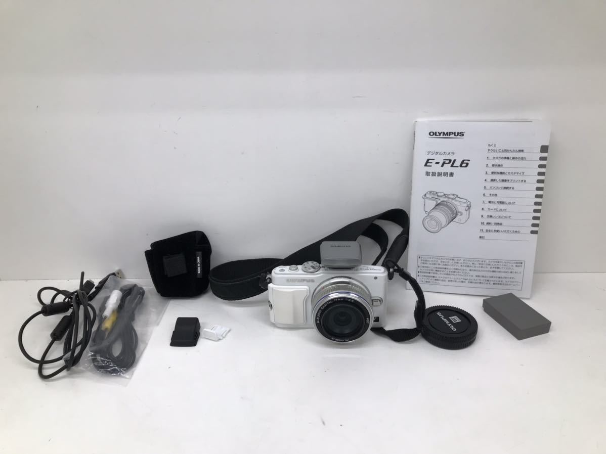 ジャンク品】OLYMPUS オリンパス PEN Lite E-PL6 デジタル一眼カメラ