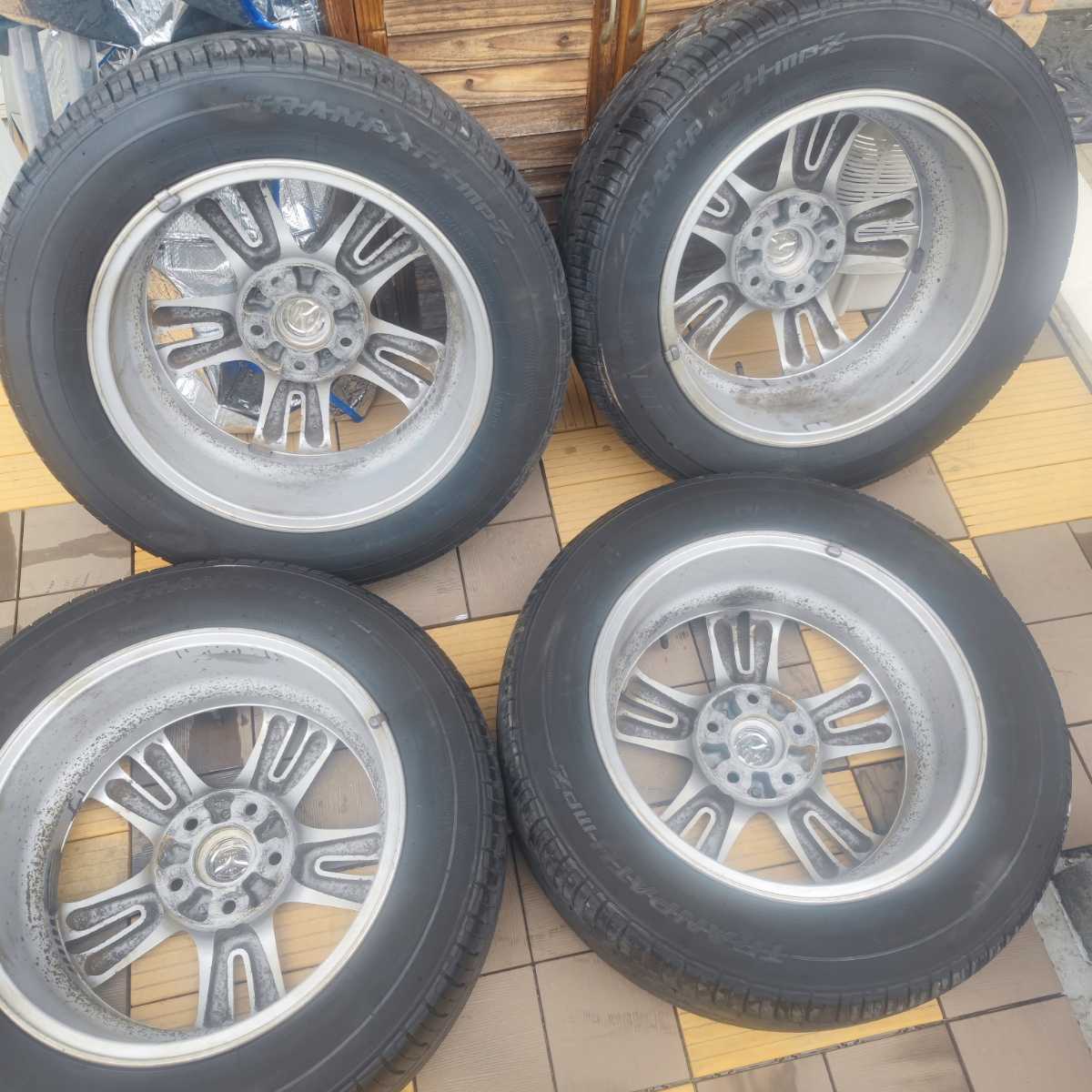 マツダ純正 16インチアルミホイール＋中古タイヤTRANPATH mpZ 205