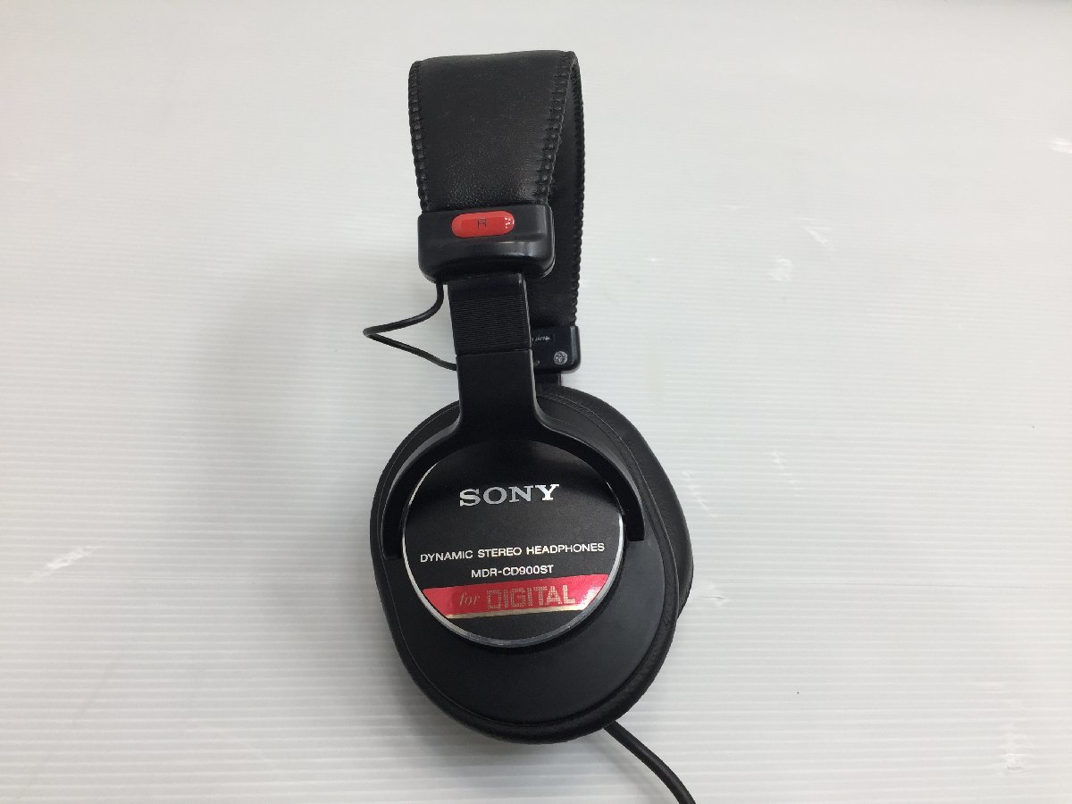 美品　SONY　ソニー　ヘッドホン　MDR-CD900ST　オーバーヘッド　有線　密閉型　ダイナミック型　再生周波数帯域5Hz～30kHz　E048S MDR-CD900ST SONY 美品 初期型 サマリウムコバルト磁石ドライバー採用 有線ヘッドフォン