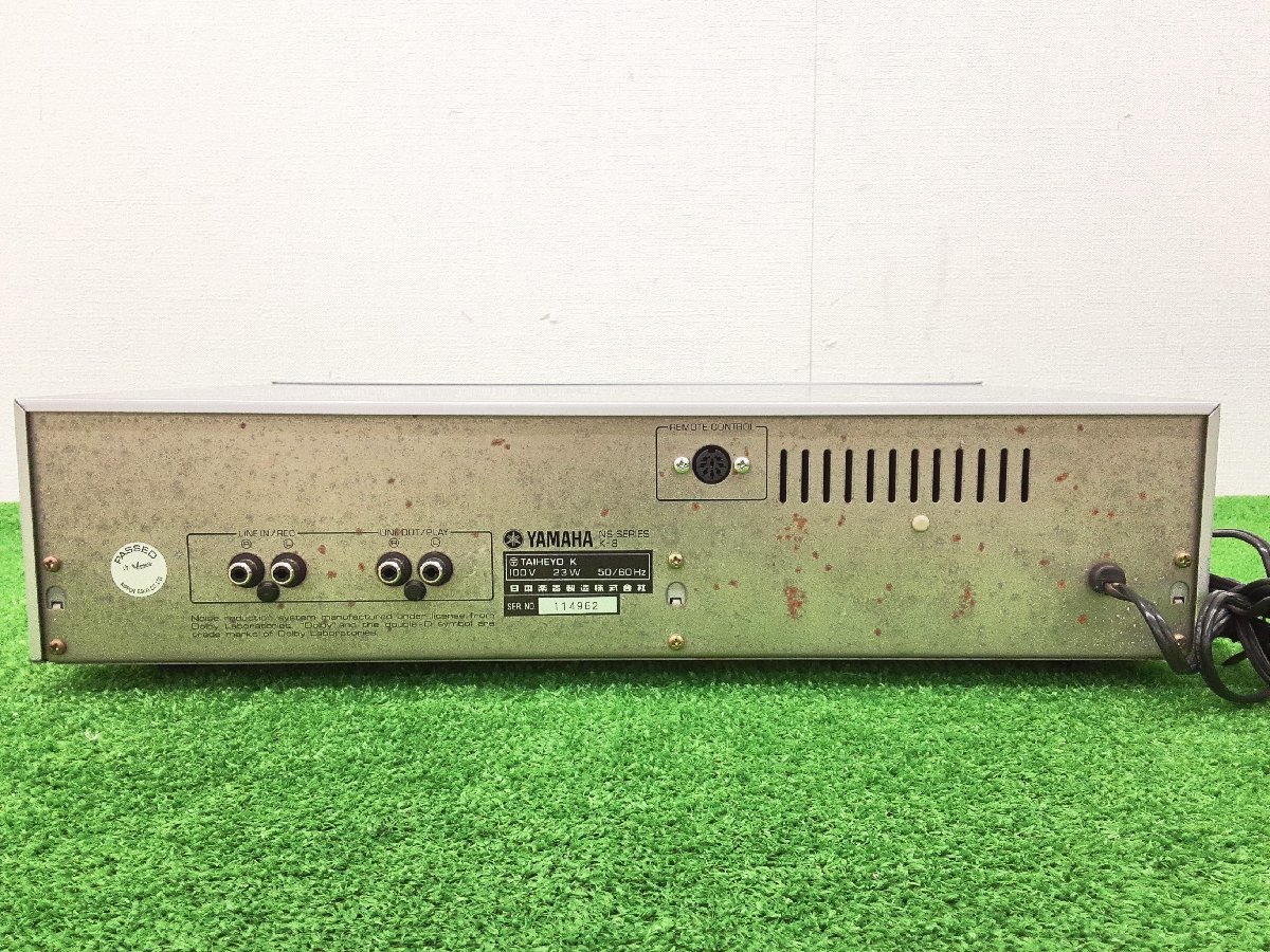 ヤマハ YAMAHA K-8 カセットデッキ 当時物 ナチュラルサウンド 希少