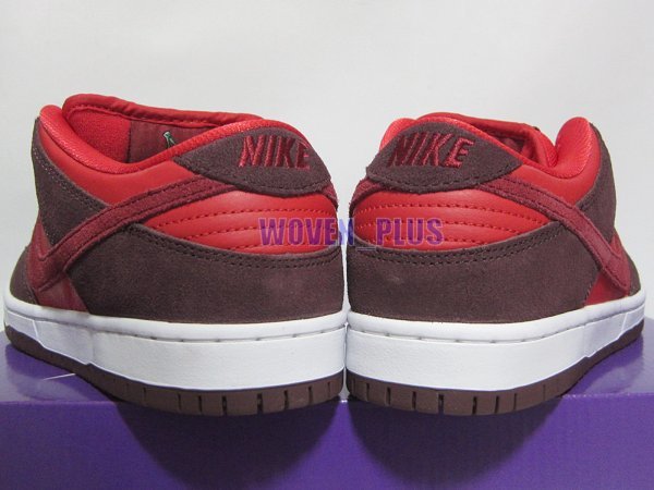 新品 25cm NIKE SB DUNK LOW PRO DM0807-600 BURGUNDY CRUSH/TEAM RED  
