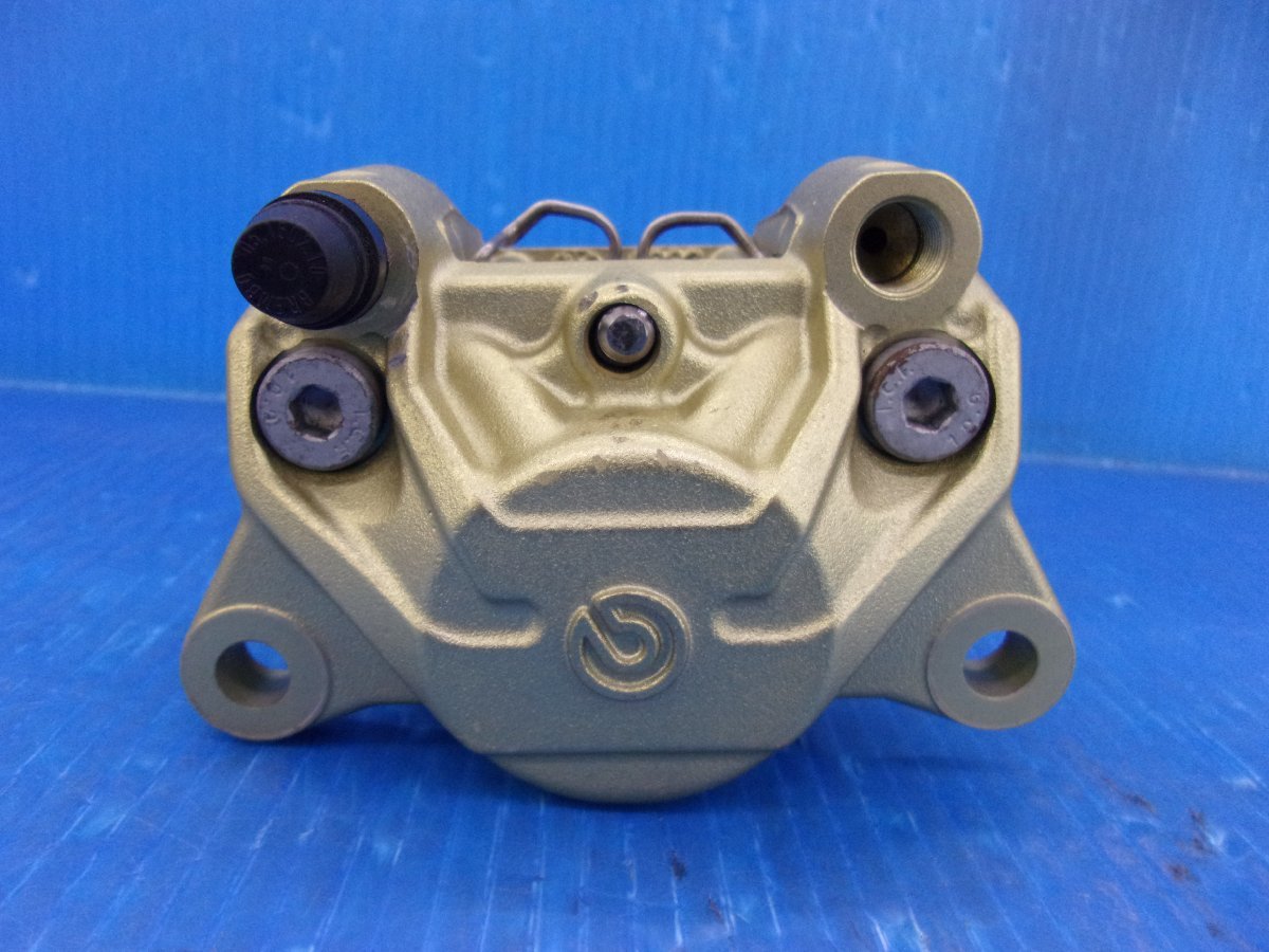 T【585】Brembo ブレンボ 2POT キャリパー 新タイプ 84mm 34Φ ゴールド