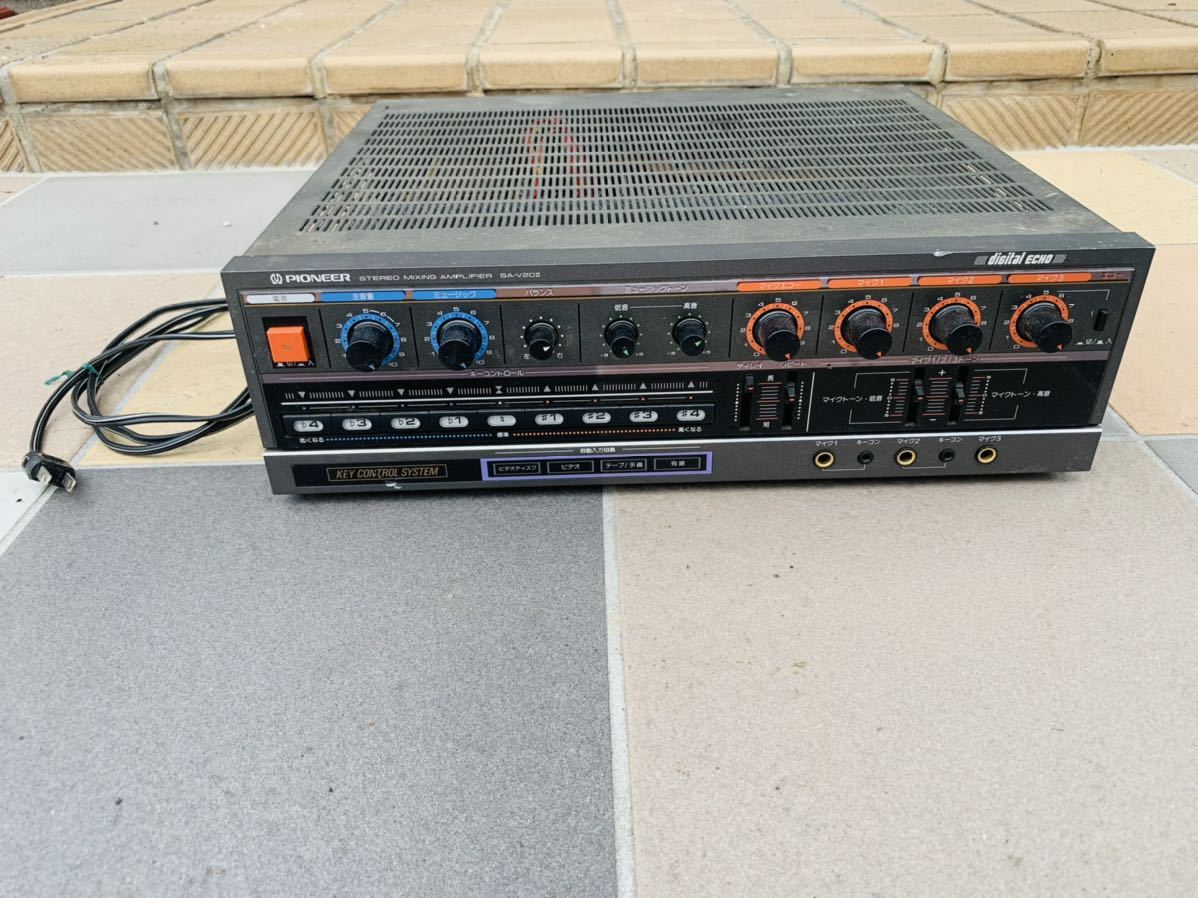 Pioneer カラオケアンプ 業務用 オーディオ機器 SA- V21II 通電済み