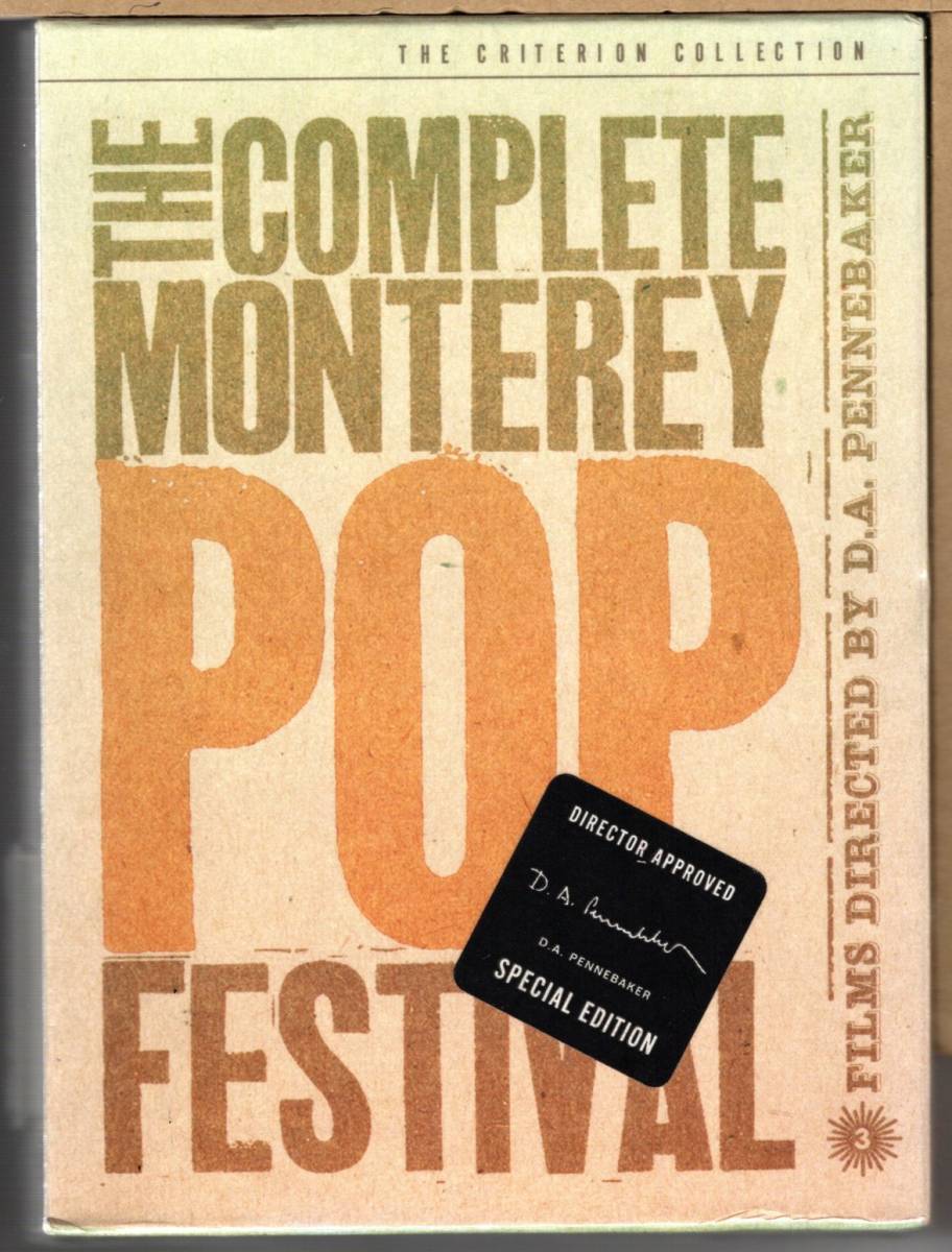【2026，送料無料】 DVD VA / THE COMPLETE MONTEREY POP FESTIVAL 3DVD(ロック、ポップス（洋楽）)｜売買されたオークション情報、yahooの商品情報をアーカイブ公開 - オークファン ロック、ポップス（洋楽）