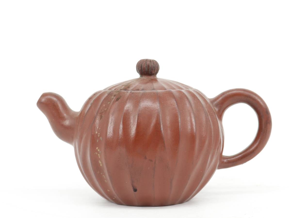 急須 朱泥 茶壷 中国 紫砂 煎茶道具 孟臣製 唐物 款 紫砂壷 中国古玩