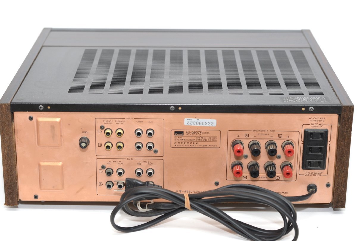 ∞ 1円～ジャンク品 プリメインアンプ 山水 SANSUI AU-D907F EXTRA