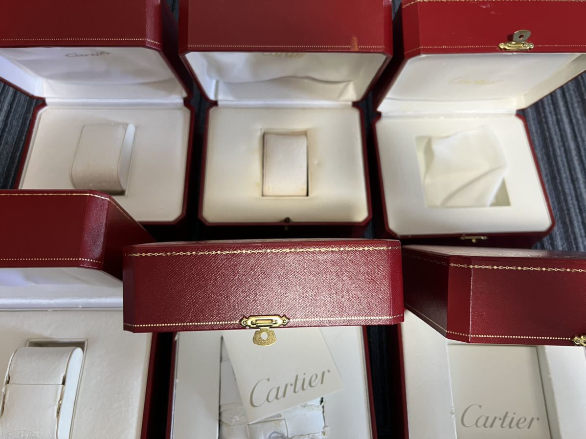 正規品　CARTIER カルティエ　純正箱　腕時計　化粧箱 ケース　六つセット②