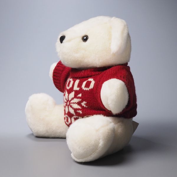 TE2906：ラルフローレン*POLO 2000*ポロベア*テディベア*ぬいぐるみ*雪