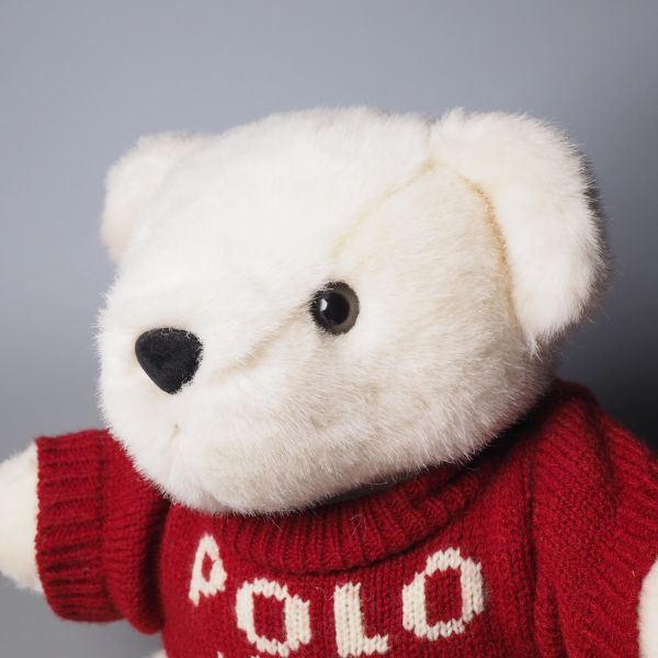 TE2906：ラルフローレン*POLO 2000*ポロベア*テディベア*ぬいぐるみ*雪