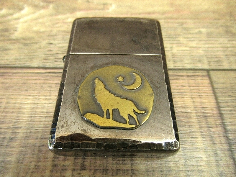 Zippo ムーンウルフ zippo☆ムーンウルフ☆アンティークシルバー Zippo ムーンウルフ zippo☆ムーンウルフ☆アンティークシルバー