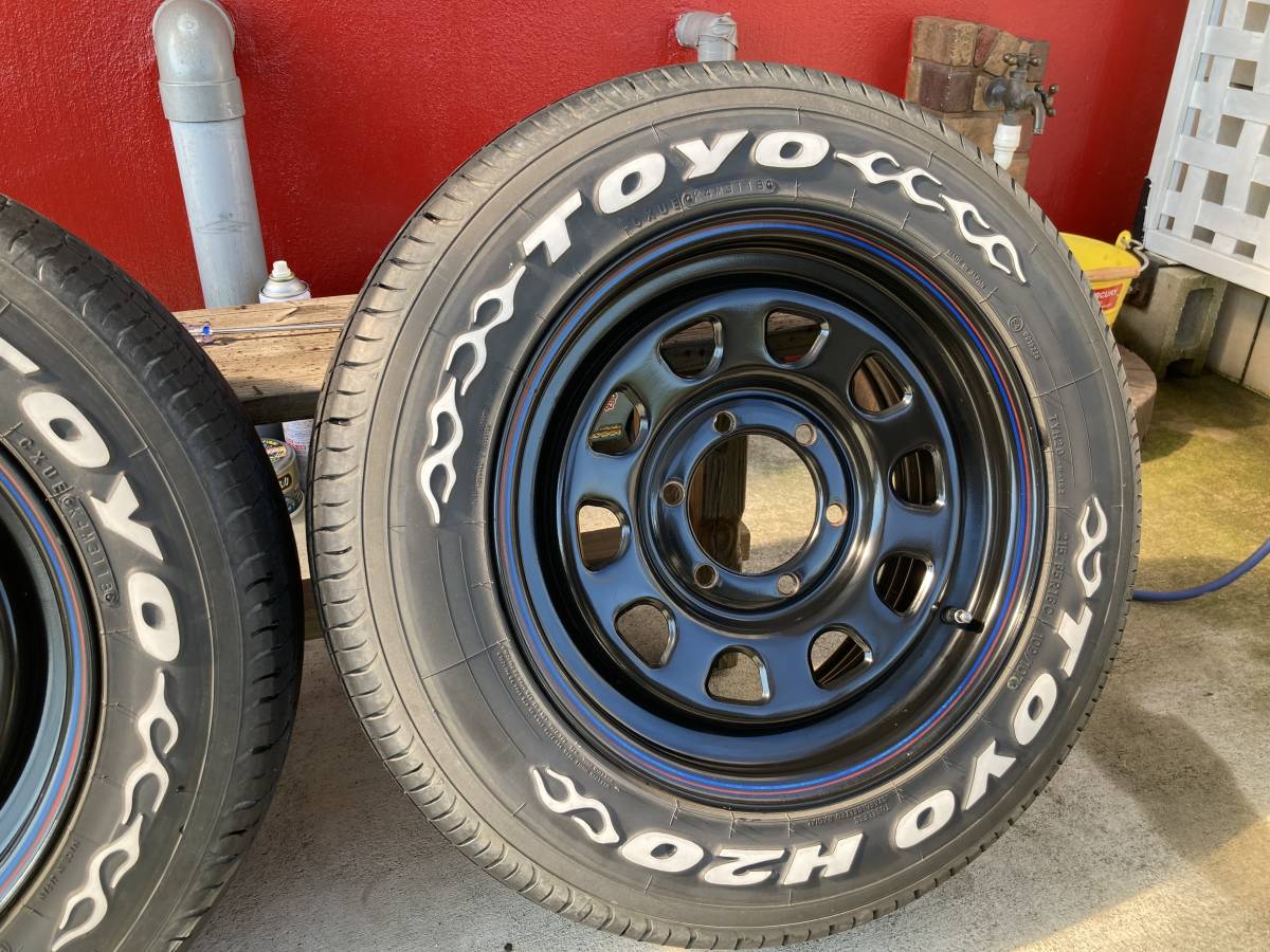 Toyo H20 16インチ タイヤセット ハイエース デイトナ 16×7j デイトナタイプホイール7Jオフセット35トーヨーH20タイヤ215/65-16 4本